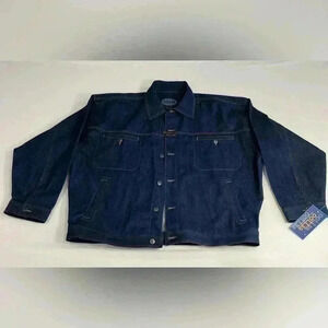 oollaa Jean Company New denim trucker jacket, size XXL 100% cotton quality work